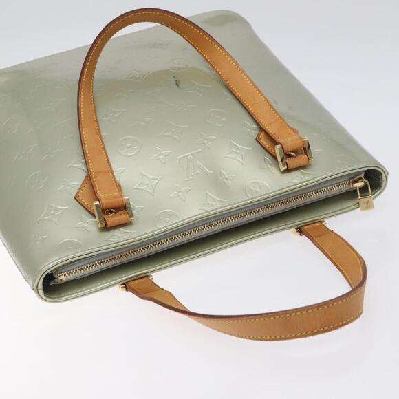 LOUIS VUITTON Monogram Vernis Houston Hand Bag Gris M91053 - Picture 6 of 16